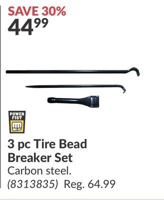 Princess Auto 3 pc tire bead breaker set offer