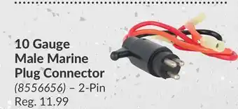 Princess Auto 10 gauge male marine plug connector offer