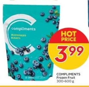Sobeys COMPLIMENTS Frozen Fruit 300-600 g offer