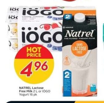 Sobeys NATREL Lactose Free Milk 2 L offer