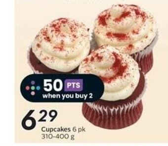 Sobeys Cupcakes 6 pk 310-400 g offer