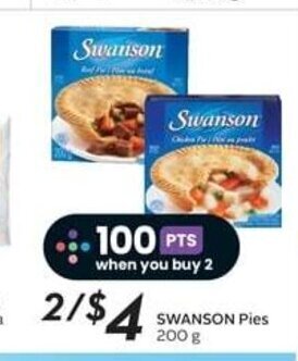 Sobeys SWANSON Pies 200g offer
