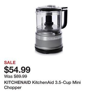 TSC Stores Kitchenaid 3.5-cup mini chopper offer