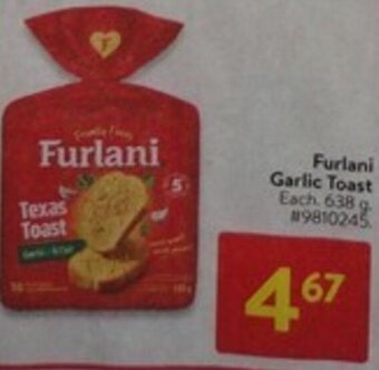 Walmart Furlani Garlic Toast offer