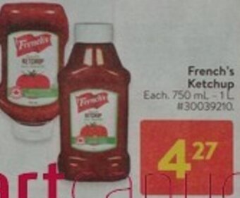 Walmart French's Ketchup offer