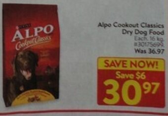 Walmart Alpo Cookout Classics Dry Dog Food offer