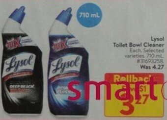 Walmart Lysol Toilet Bowl Cleaner offer