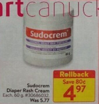 Walmart Sudocrem Diaper Rash Cream offer