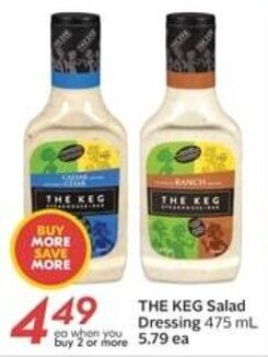 Sobeys THE KEG Salad Dressing 475 mL offer
