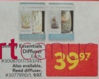 Walmart Essentials Diffuser offer