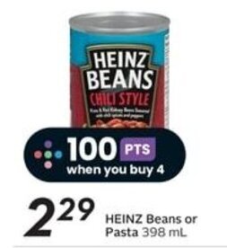 Sobeys HEINZ Beans or Pasta 398 mL offer