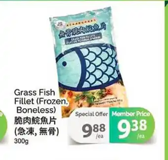 T&T Supermarket Grass Fish Fillet (Frozen, Boneless)v 300g offer