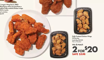 Longo's Fully cooked chicken wings offer