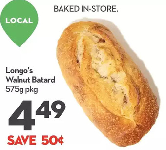 Longo's Longo's walnut batard offer