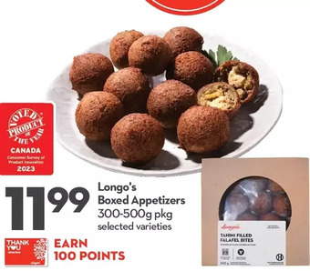 Longo's Longo's boxed appetizers offer