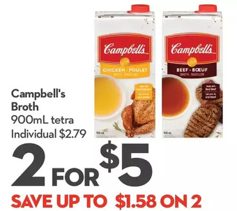 Longo's Campbell's broth offer