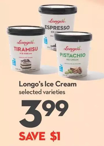 Longo's Longo's ice cream offer