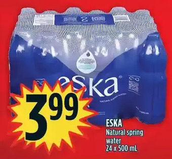Marché Adonis Eska natural spring water offer
