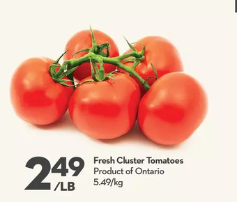 Longo's Fresh cluster tomatoes offer