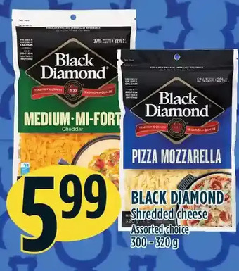 Marché Adonis Black diamond shredded cheese offer