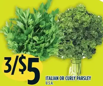 Marché Adonis Italian or curly parsley offer