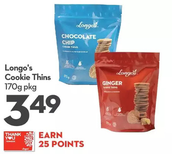 Longo's Longo's cookie thins offer