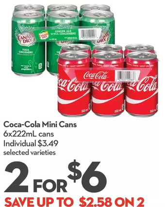 Longo's Coca-cola mini cans offer