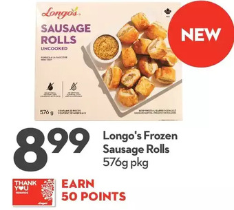 Longo's Longo's frozen sausage rolls offer