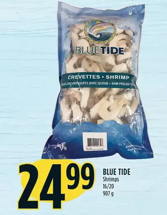 Marché Adonis Blue tide shrimps offer