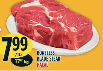 Marché Adonis Boneless blade steak offer