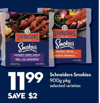 Longo's Schneiders smokies offer