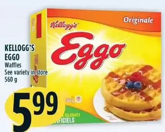 Marché Adonis Kellogg's eggo waffles offer