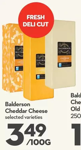 Longo's Balderson cheddar cheese offer