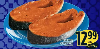 Marché Adonis Marinated salmon steak offer