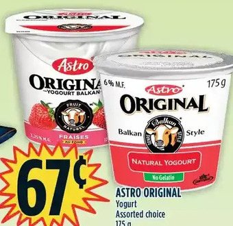 Marché Adonis Astro original yogurt offer