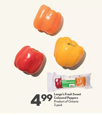 Longo's Longo's fresh sweet coloured peppers offer
