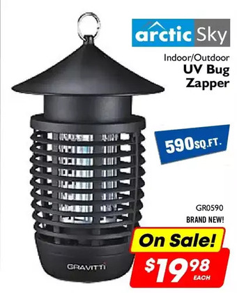 Factory Direct Arctic sky indoor/outdoor uv bug zapper offer