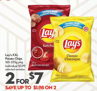 Longo's Lay's xxl potato chips offer