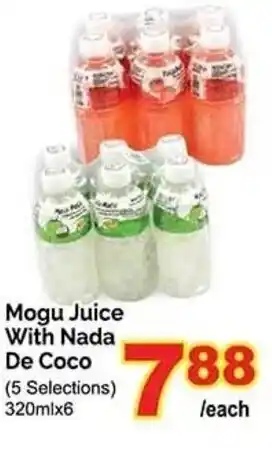 T&T Supermarket Mogu Juice With Nada De Coco 320ml x 6 offer