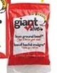 Giant Tiger Giant Value ground beef offer