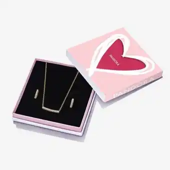 Pandora Ensemble-cadeau de bijoux barre en pavé pandora timeless offer