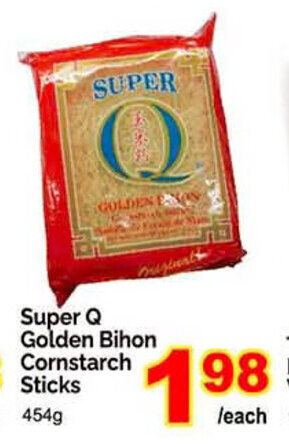T&T Supermarket Super Q Golden Bihon Cornstarch Sticks 454g offer