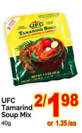 T&T Supermarket UFC Tamarind Soup Mix 40g offer