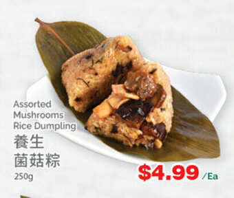 T&T Supermarket Assorted Mushrooms Rice Dumpling 250g offer