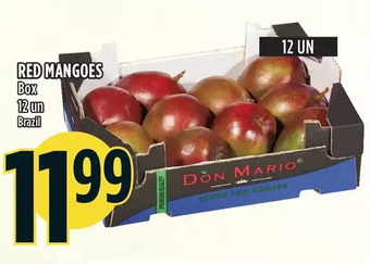 Marché Adonis Red mangoes offer