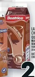 Metro LAIT AU CHOCOLAT BEATRICE offer