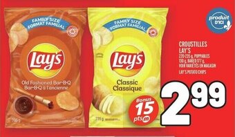 Metro CROUSTILLES LAY'S 220-235 g offer