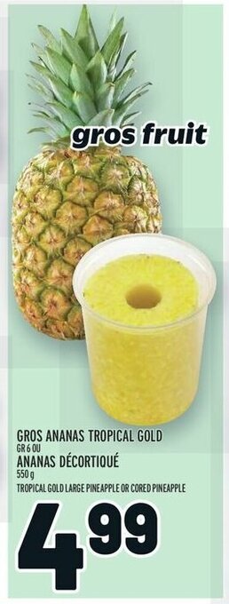 Metro GROS ANANAS TROPICAL GOLD offer