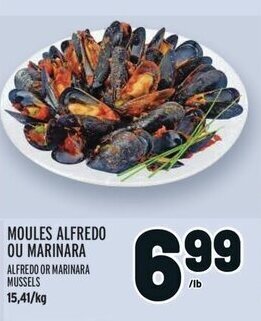 Metro MOULES ALFREDO OU MARINARA offer