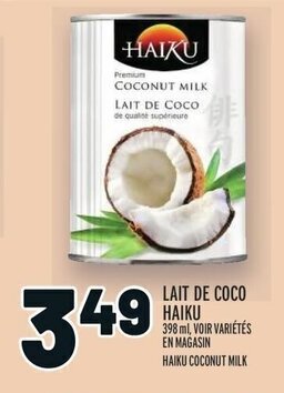 Metro LAIT DE COCO HAIKU 398 ml offer